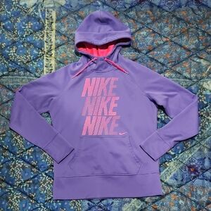 Nike Lavender Hoodie with Pink Accents